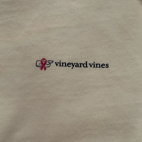 Vineyard Vines White Long Sleeve Tee Classic Cotton - Picture 5 of 8